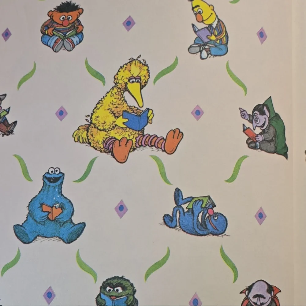 1980 Vintage‎ Book Sesame Street Grover's Book Of Cute Little Baby Animals